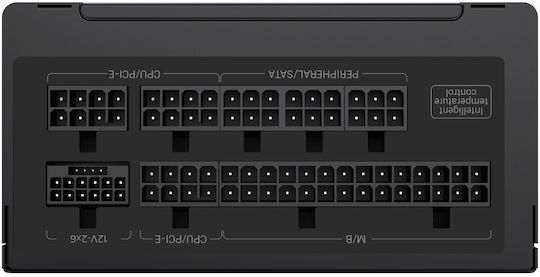 GameMax GS 650G 650W Μαύρο Τροφοδοτικό Υπολογιστή Full Modular 80 Plus Gold
