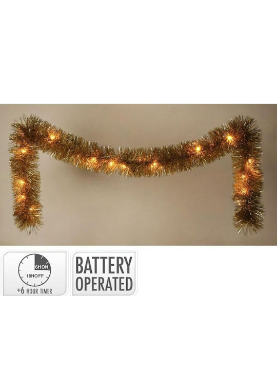 Dekorative Girlande 270cm 26LED Gold Goldene