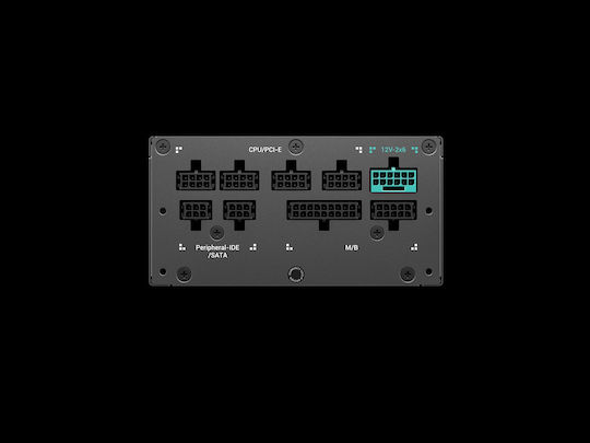 Deepcool SFX 3.1 850W Schwarzes Netzteil für Computer Vollständig modulare 80 Plus Platin