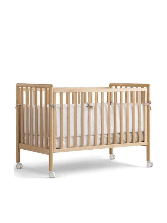 Pali Babybett Beige mit Matratze 64x126cm