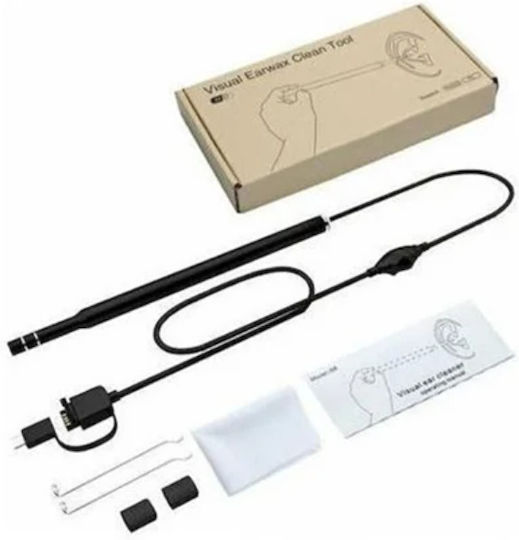 Spv T Endoscopic Multifunctional Microscope Camera Ear Cleaning Black