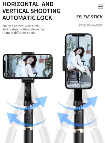 Q8 Phone Gimbal with 2 Operating Hours Black