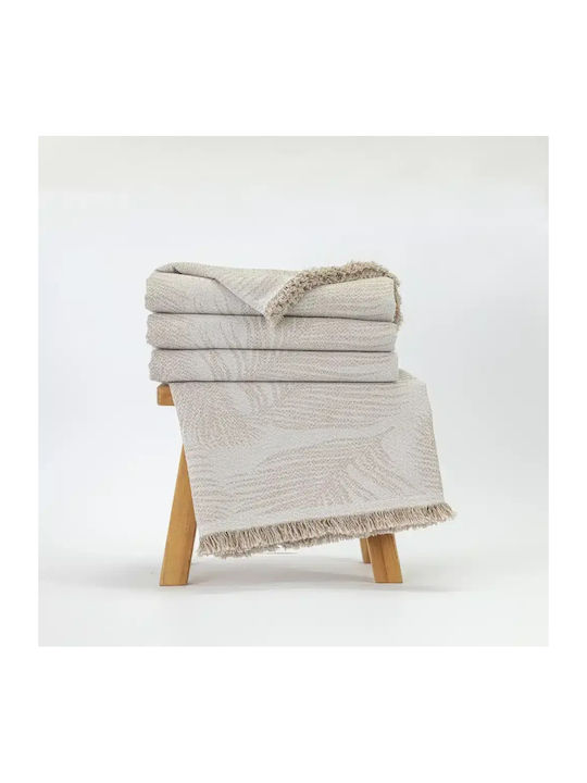 Borea Phoenix Sofa Throw 2 Seater 180x250cm Beige