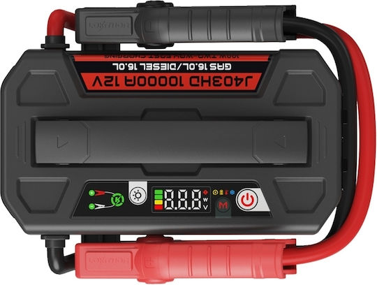 Lokithor J403HD Φορητός Εκκινητής Μπαταρίας Αυτοκινήτου 64000mAh με Power Bank / USB / Φακό 12V