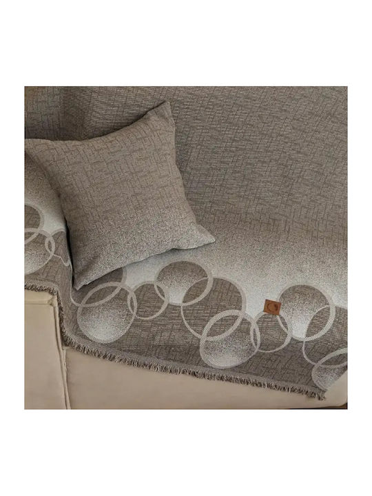 Borea 0 X Decken & Couchdecken Dreisitzer-Sofa Wurf 180x300cm Grau