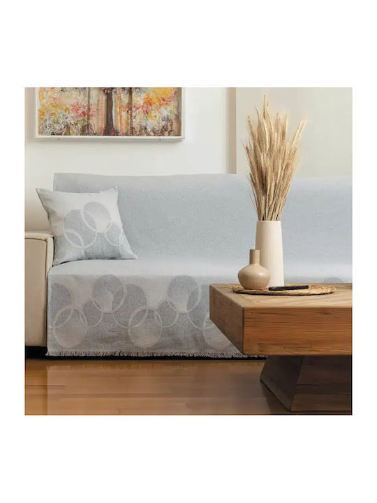Borea 0 X Three-Seater Sofa Throw 180x300cm Ecru