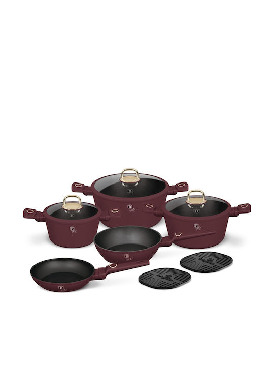 Berlinger Haus Set De Vase De Gătit Din Aluminiu Cu Acoperire Interioară Antiaderentă 5 Vase