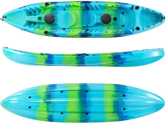 SCK Nereus Hd 2903 Caiac De Plastic Pentru Pescuit Pentru 2 Persoane Verde
