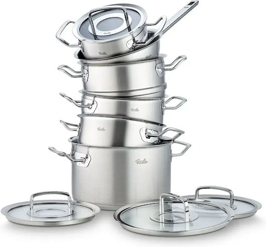 Fissler Profi Σετ Μαγειρικά Σκεύη από Ανοξείδωτο Ατσάλι 5τμχ