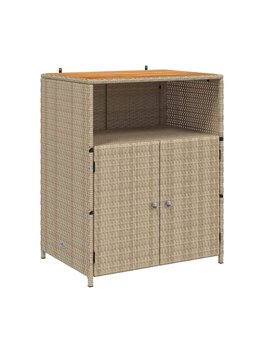 Cabinet de depozitare din lemn masiv L70xW50xH87buc