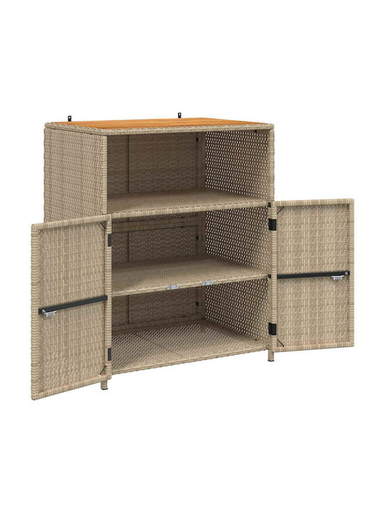 Cabinet de depozitare din lemn masiv L70xW50xH87buc