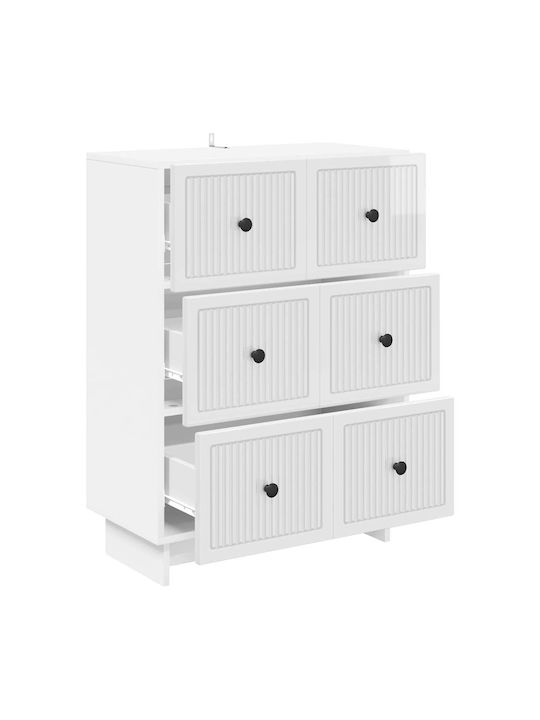 Metal Storage Cabinet L66xW34.5xH90cm