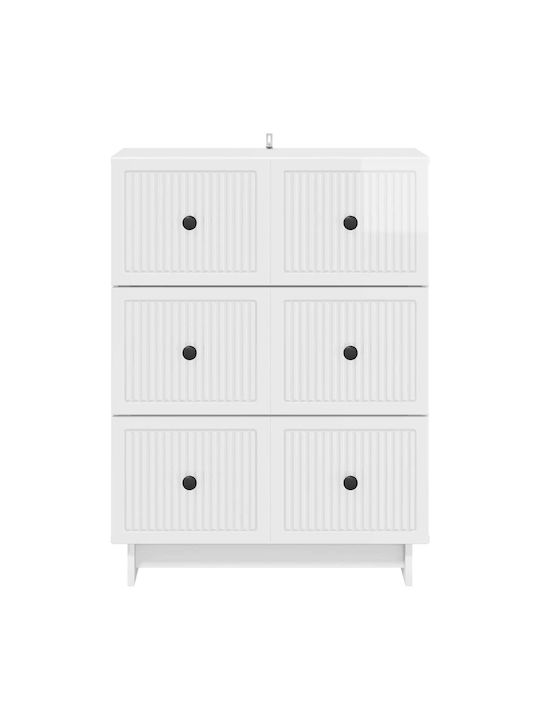 Metal Storage Cabinet L66xW34.5xH90cm