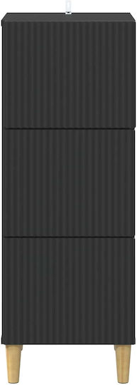 Sertar de Depozitare din Lemn cu 3 Sertare M33xL34.5xÎ90cm
