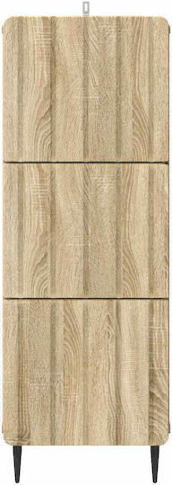 Sertar De Depozitare Din Lemn Cu 3 Sertare M33xL34.5xÎ92cm