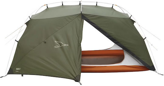 Easy Camp Mountaineering Camping Tent Green with Double Cloth 4 Seasons for 3 People Waterproof 3000mm 290x220x110cm