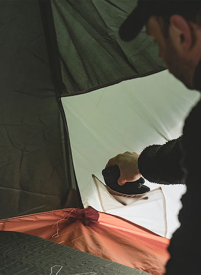 Easy Camp Mountaineering Camping Tent Green with Double Cloth 4 Seasons for 3 People Waterproof 3000mm 290x220x110cm