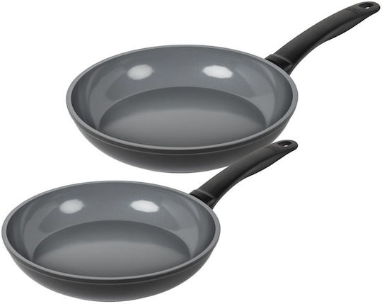 Kuhn Rikon Easy Set de Tigăi din Aluminiu cu Strat Ceramic 2 Bucăți