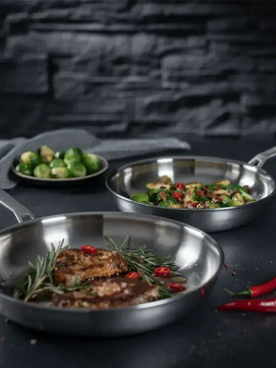 Kuhn Rikon Stainless Steel Pans Set with Non-stick Coating 2pcs