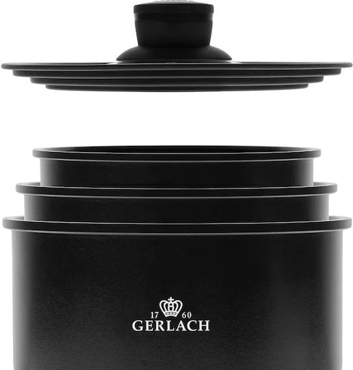 Gerlach Gerlach Kochgeschirr-Set aus Aluminium 13-teilig