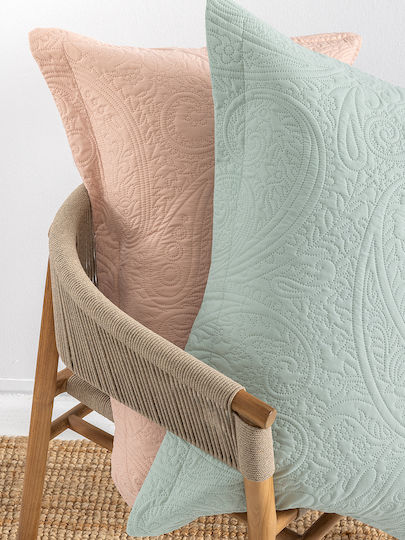 Palamaiki Ella Single Microfiber Coverlet Set Jade 160x240cm 2 Pieces