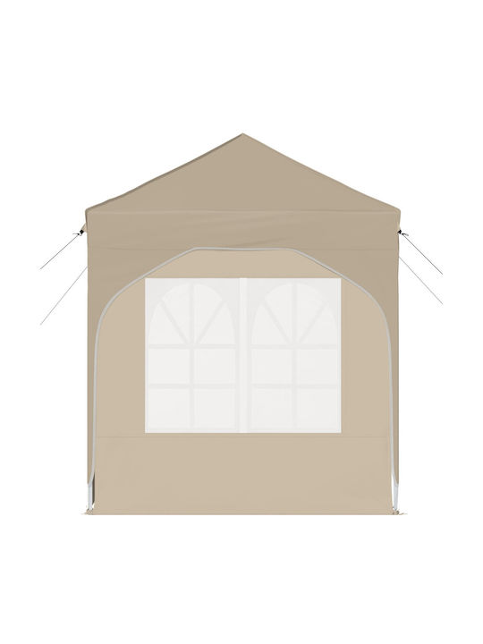 vidaXL Garten Gazebo Beige 1,92x1,92m