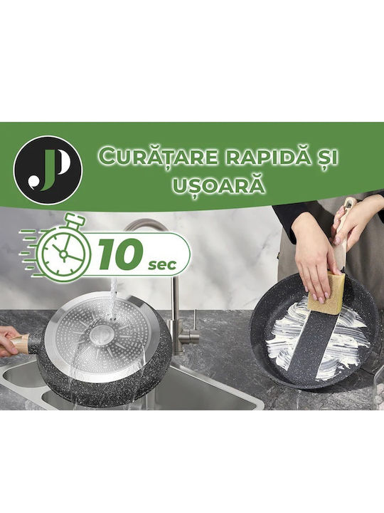 Just Perfecto Σετ Μαγειρικά Σκεύη από Αλουμίνιο με Επίστρωση από Πέτρα 21τμχ