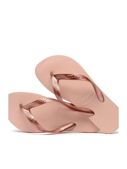 Top Tiras Flip Flops in Rose Gold Colour