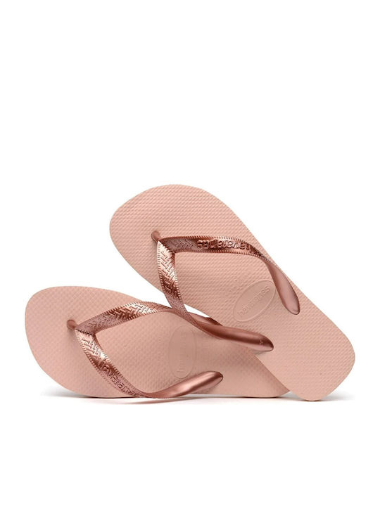 Top Tiras Flip Flops in Rose Gold Colour