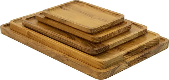 Hölzernes Servierplatte 30x22cm pl00080.006