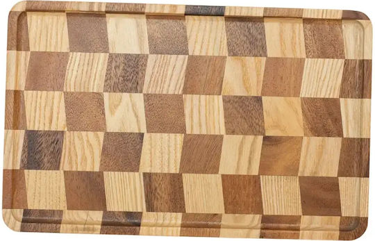 End Grain Servierplatte Hölzernes 38x24cm pl00082.009