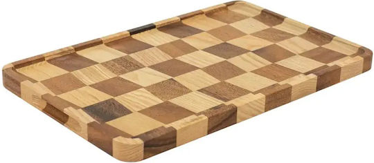 End Grain Servierplatte Hölzernes 38x24cm pl00082.009
