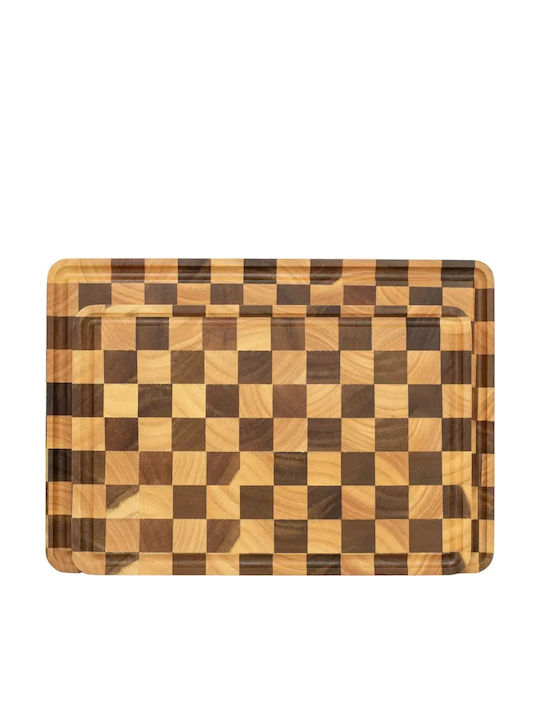 End Grain Дървено Плато За Сервиране 35x24см pl505.032