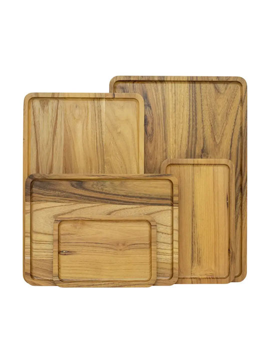 Wooden Serving Platter 42x28cm pl00080.012