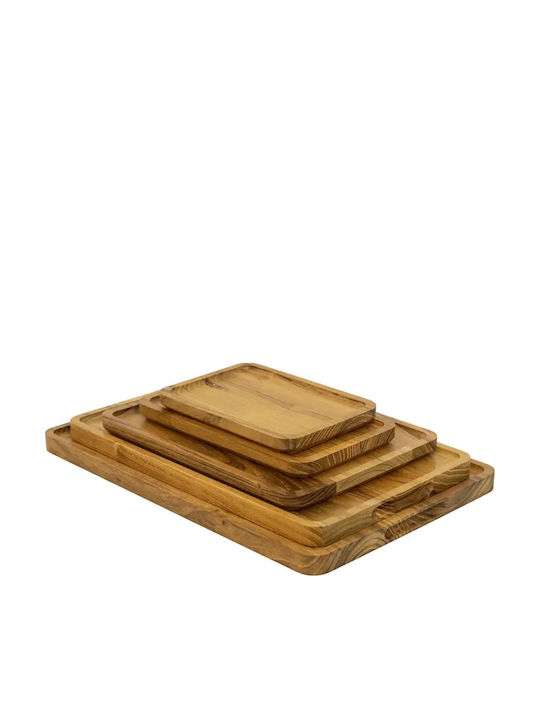 Wooden Serving Platter 38x24cm pl00080.009