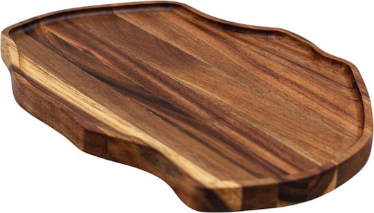 Hölzernes Servierplatte 38x26cm pl894