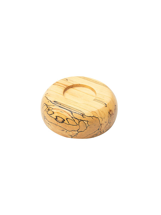 Round Wooden Serving Bowl for Dip with Diameter 16cm bl603