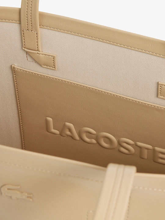 Damentasche Shopper Schulter Beige