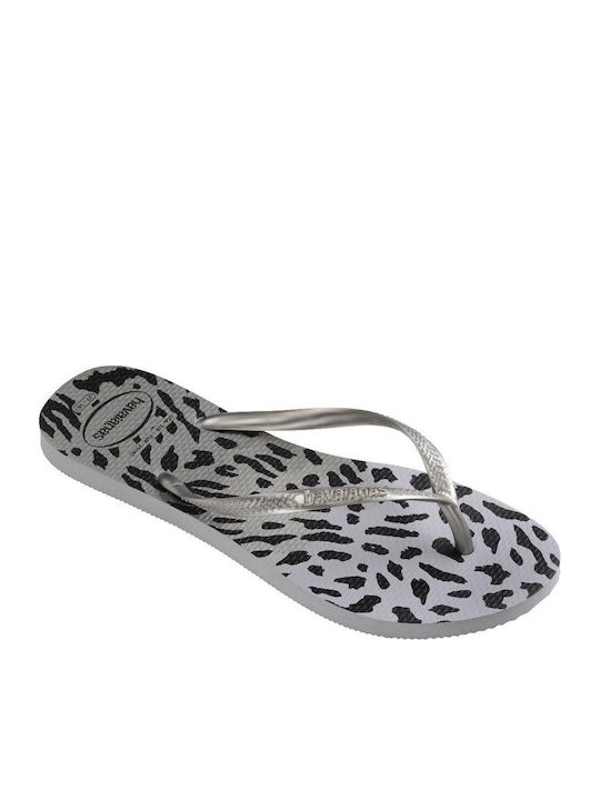 Slim Animals Women's Flip Flops Gray