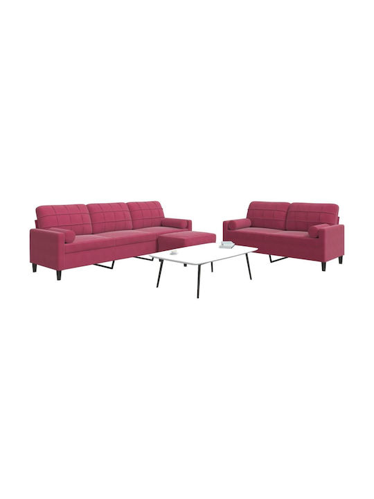 Σετ Σαλονιού 3-Sitzer & 2-Sitzer & Hocker