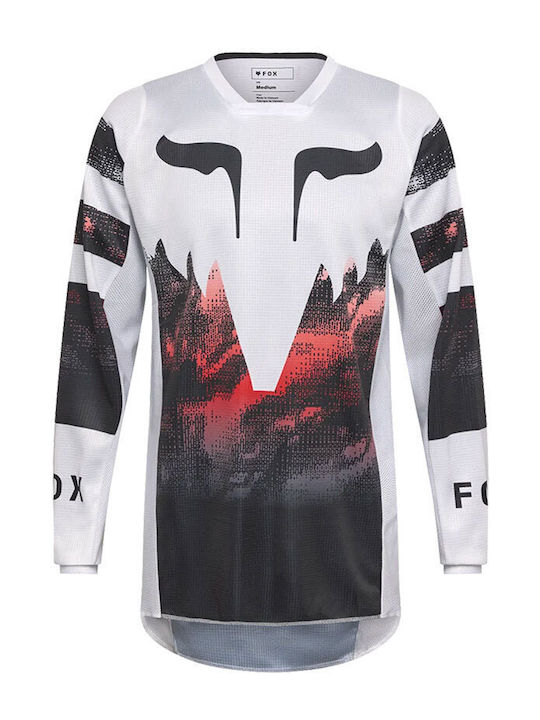 Fox 180 Kairos Men's Motocross Long-Sleeved Riding Jersey White Color