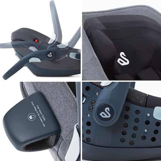 Swandoo Albert Καθισματάκι Αυτοκινήτου i-Size με Isofix Blueberry 0-13 kg