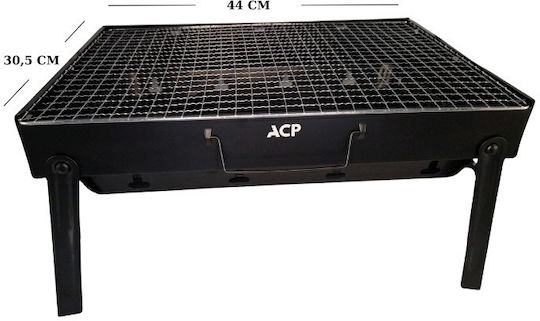 ACP Stainless Steel Portable Charcoal Grill