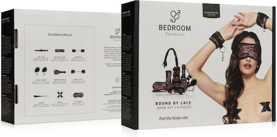 Bedroom Fantasies BDSM Kit σε Ροζ Χρώμα 8τμχ