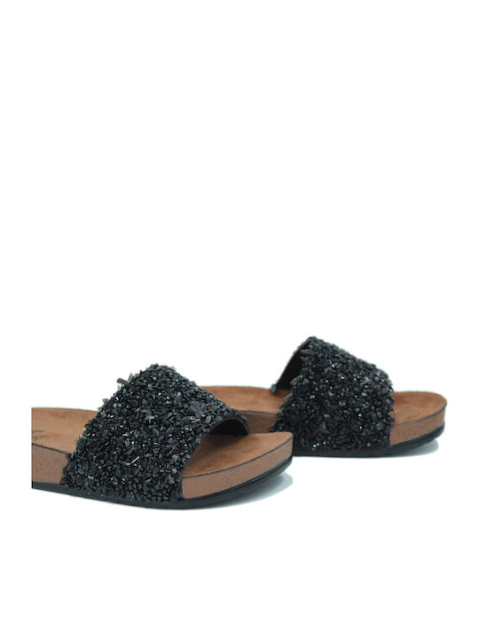 Damen Anatomisch Schwarze Flatforms