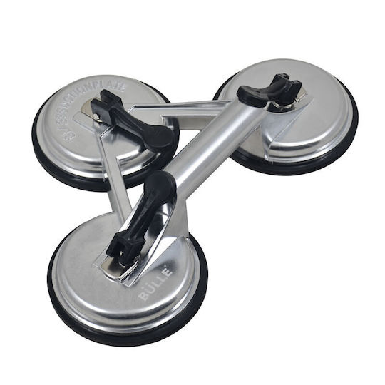 Bulle Triple Aluminum Suction Cup Diameter 118mm with Holding Capacity 130kg