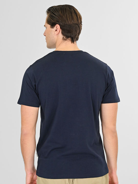 Bluza Tricou Cu Mânecă Scurtă Albastru Marin