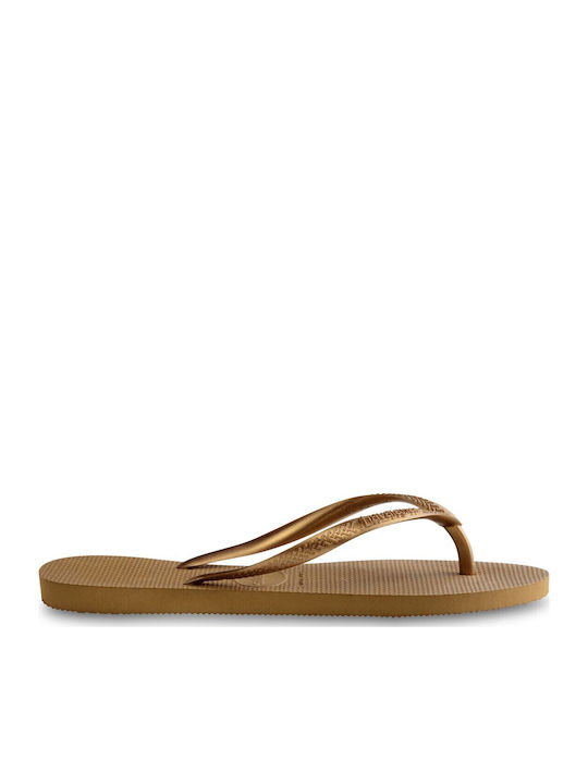 Slim Women's Flip Flops Bronze