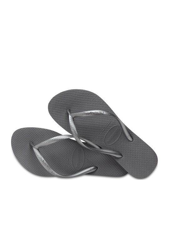 Slim Women's Flip Flops Silver