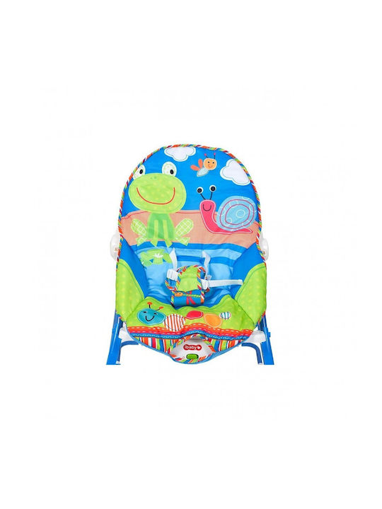 MalPlay Relax Manual Pentru Bebeluși cu Muzică Albastru pentru Copil până la 18kg